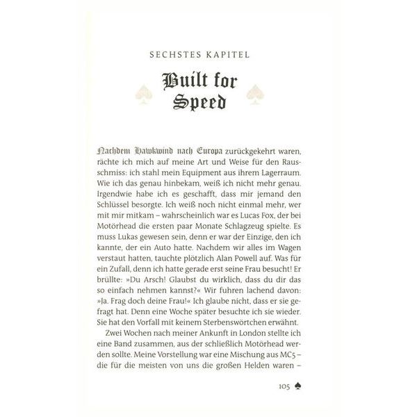 Heyne Verlag Lemmy White Line Fever