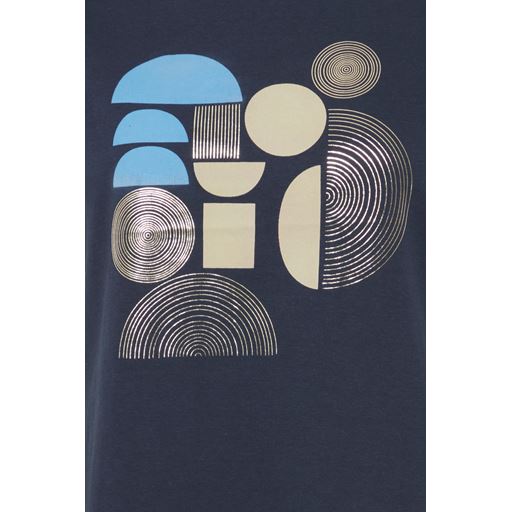 Fransa Juna T-shirt, Navy Blazer Mix, S