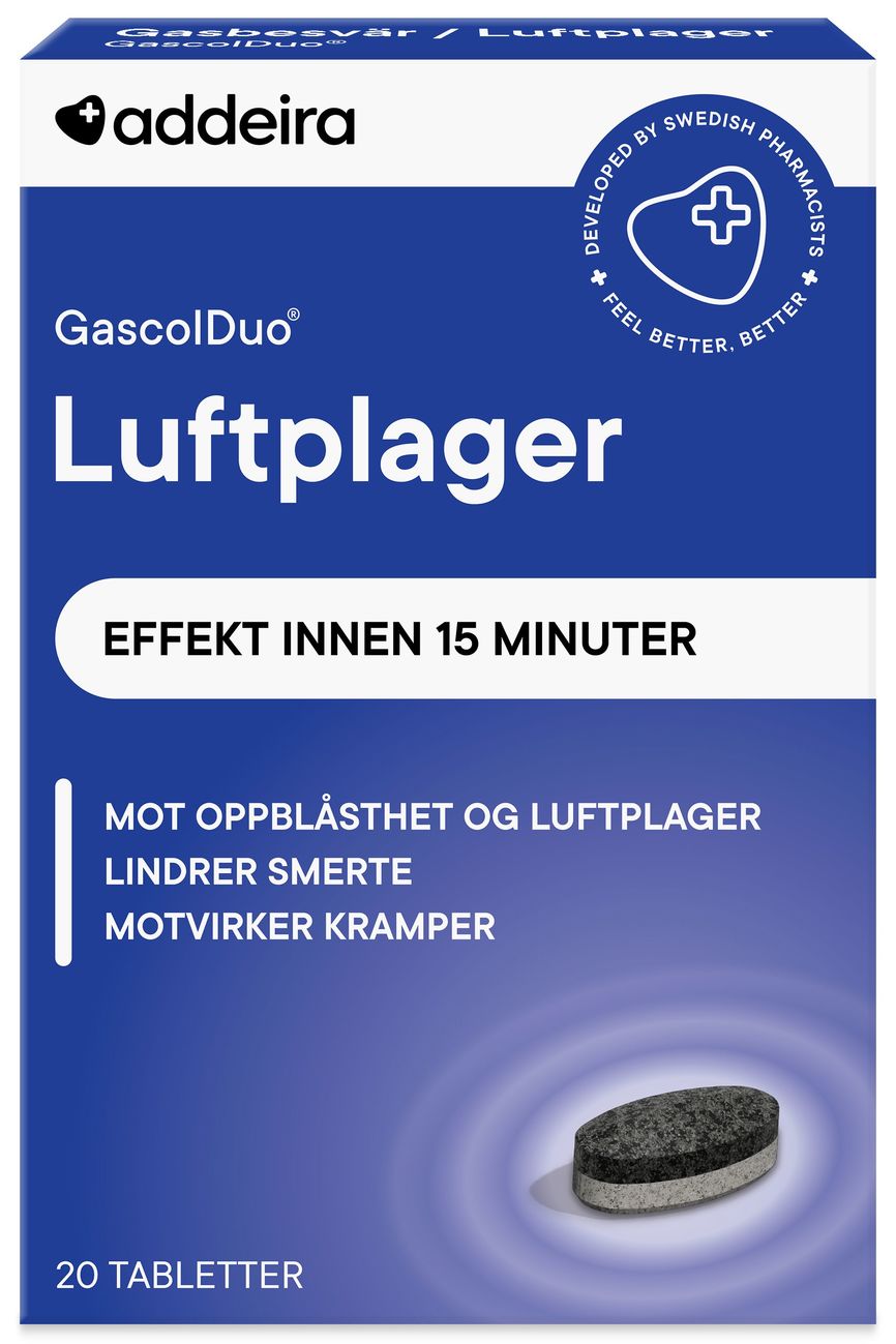 Gascolduo til mage-og luftsmerte 20 stk