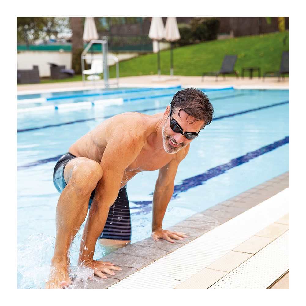 Zoggs TIGER - Lunettes de natation black grey/tint smoke