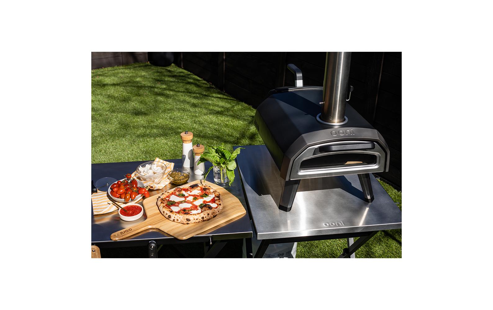 Pizzaofen Karu 2 / schwarz<br>Multi-Brennstoff-Outdoor-Pizzaofen