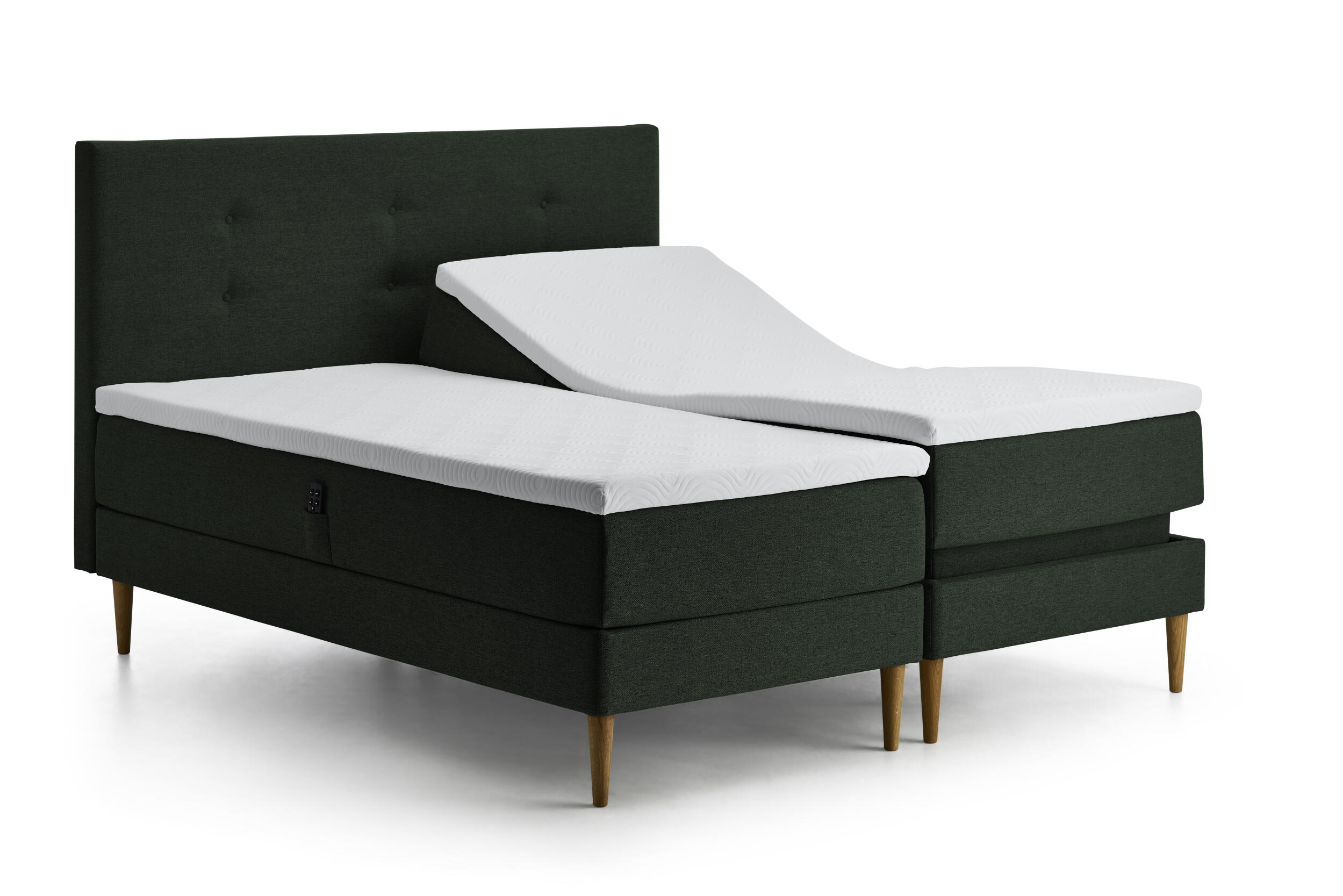Tempur Relaxation Adj Inkl. Tempur Topper One, 160x200 cm bokselevationsseng