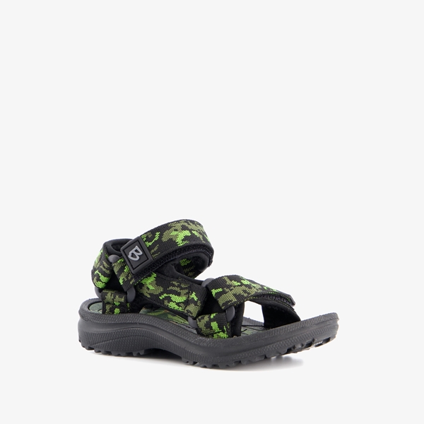 Braqeez jongens sandalen met camouflage print