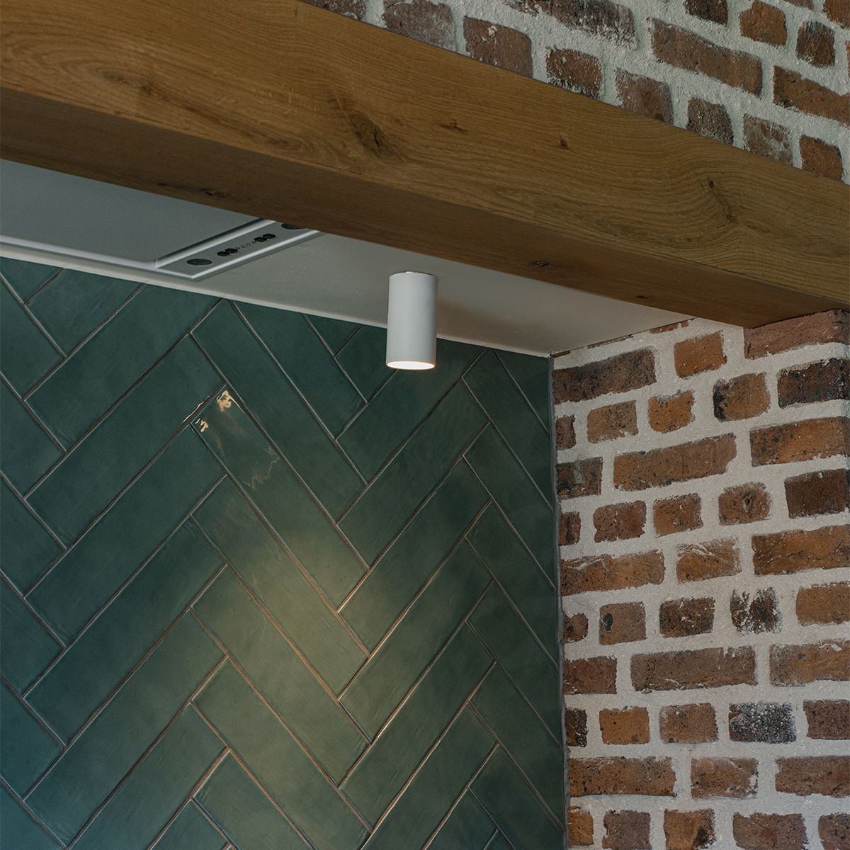 Moderne opbouwspot wit 5,5cm GU10 50mm - Tuba