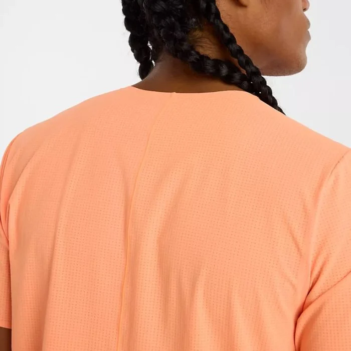 New Balance Herre T-shirts Race Day Ultra Light SS Tee Orange