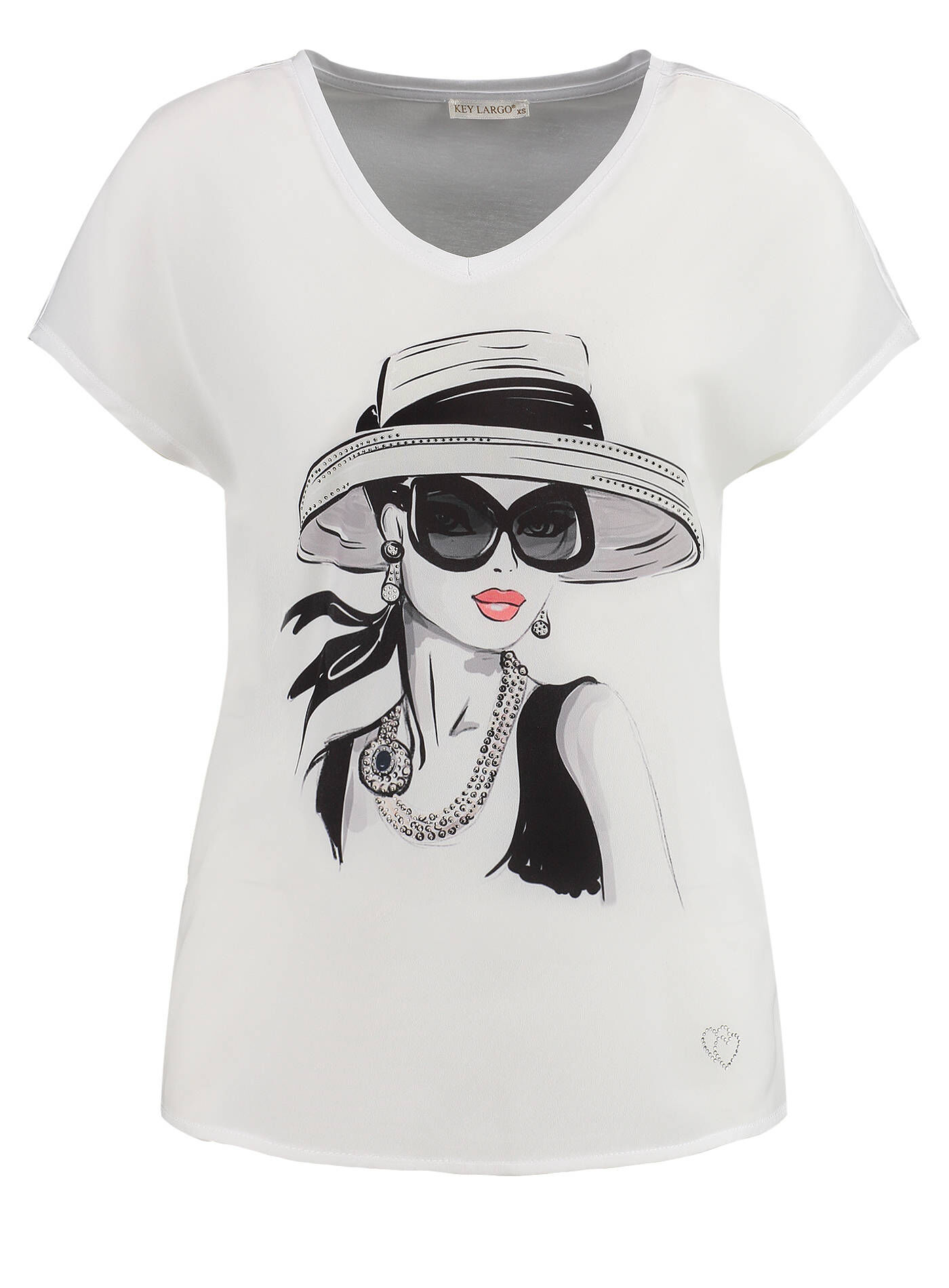 Key Largo| Damen T-Shirt EDDA V-NECK
