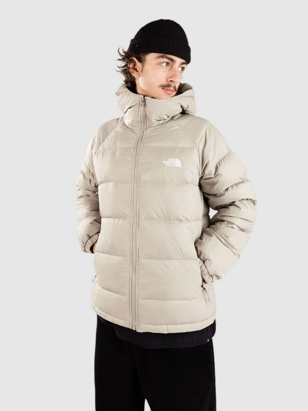 THE NORTH FACE Hydrenalite Down Hoodie Jacket clay grey