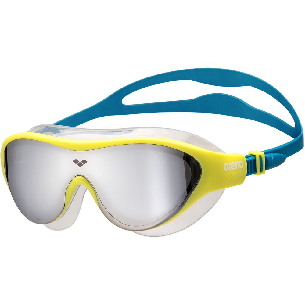 Køb Arena Silver Soft Green-Blue Cosmo The One Mask Jr Mr