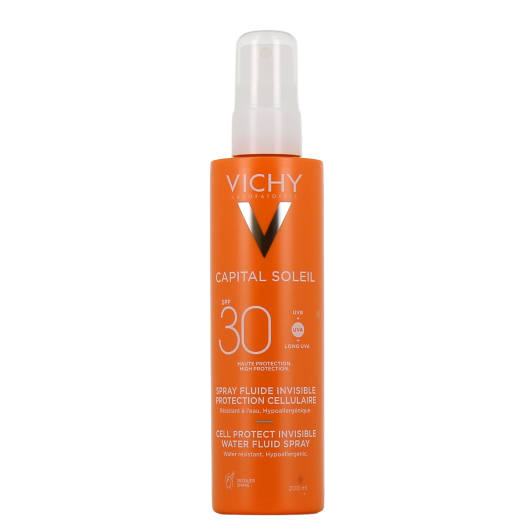 Spray Solaire Invisible Protection Cellulaire Vichy Capital Soleil