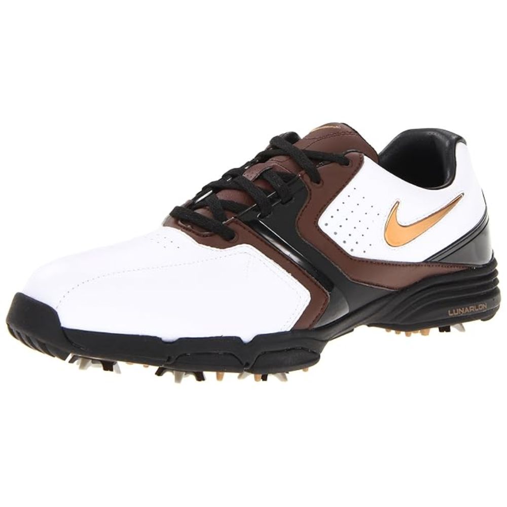 Lunar Saddle Golfsko Herre Hvit/Brun
