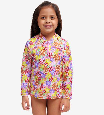 Funkita Badeshirt - Zippy Rash - UV50+ - Summer Garden