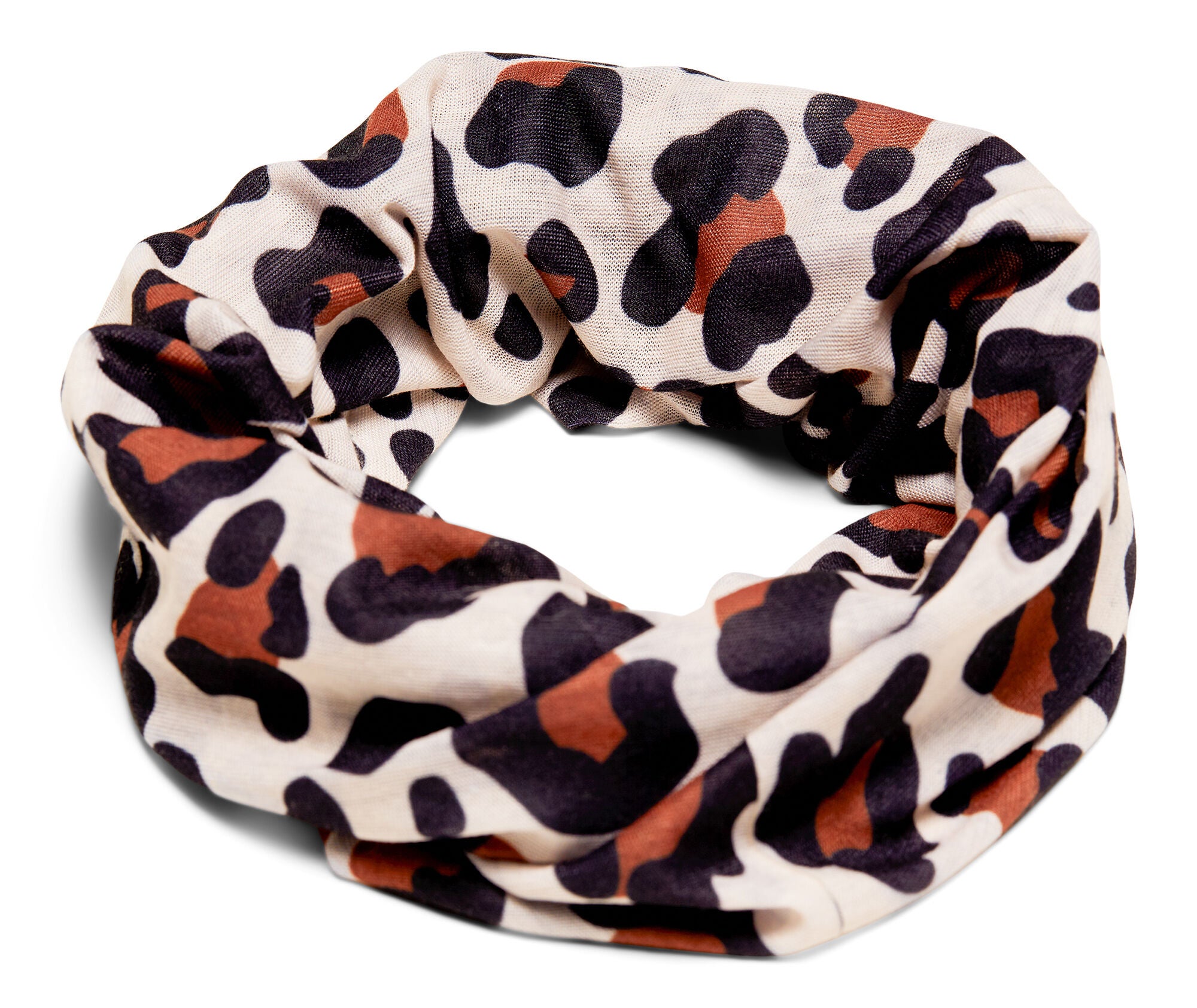 Nordbjørn Bjørli Hals 2-Pack, Black/Leopardy Rustic Sandshell