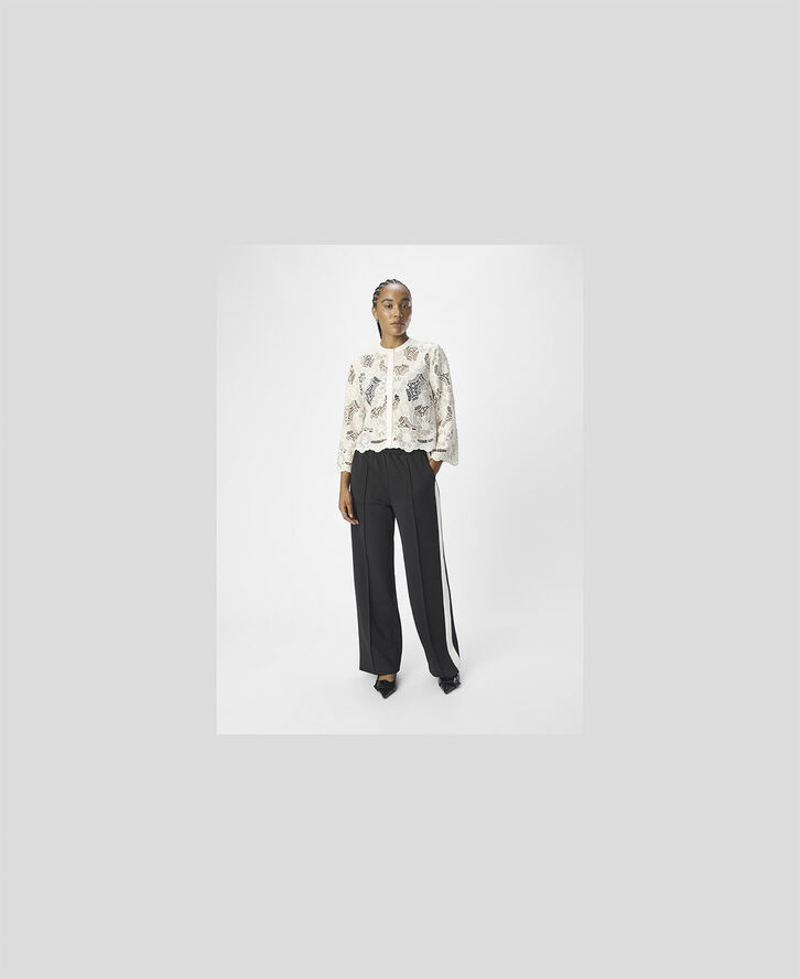 Object OBJERIKA RE 3/4 SLEEVE TOP CC1 AW White sand
