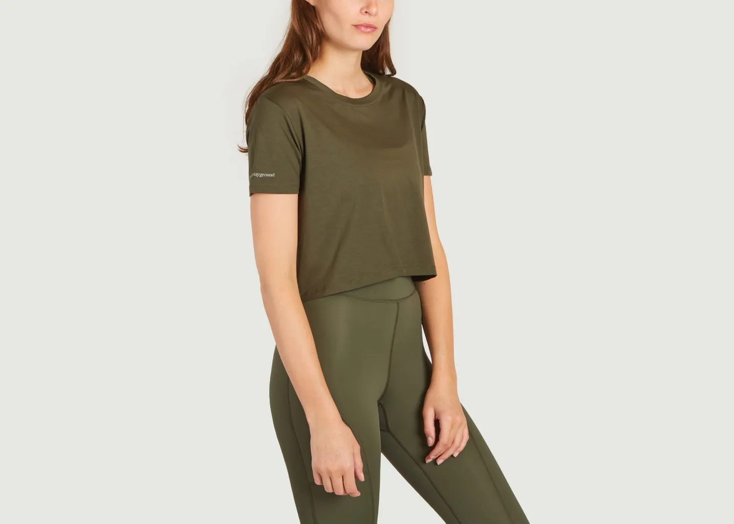 Crop Top Smooth Operator Circle Sportswear