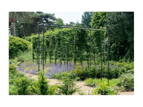 Arche de jardin carrée en acier galvanisé Square Longueur 2m