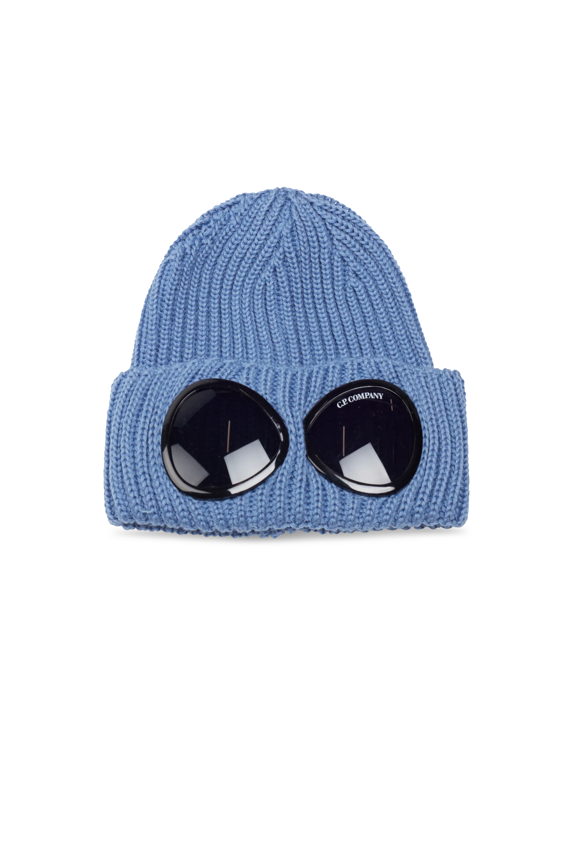 C.P. COMPANY Bonnets  EXTRAFINE MERINO WOOL GOGGLE BEANIE Bleu