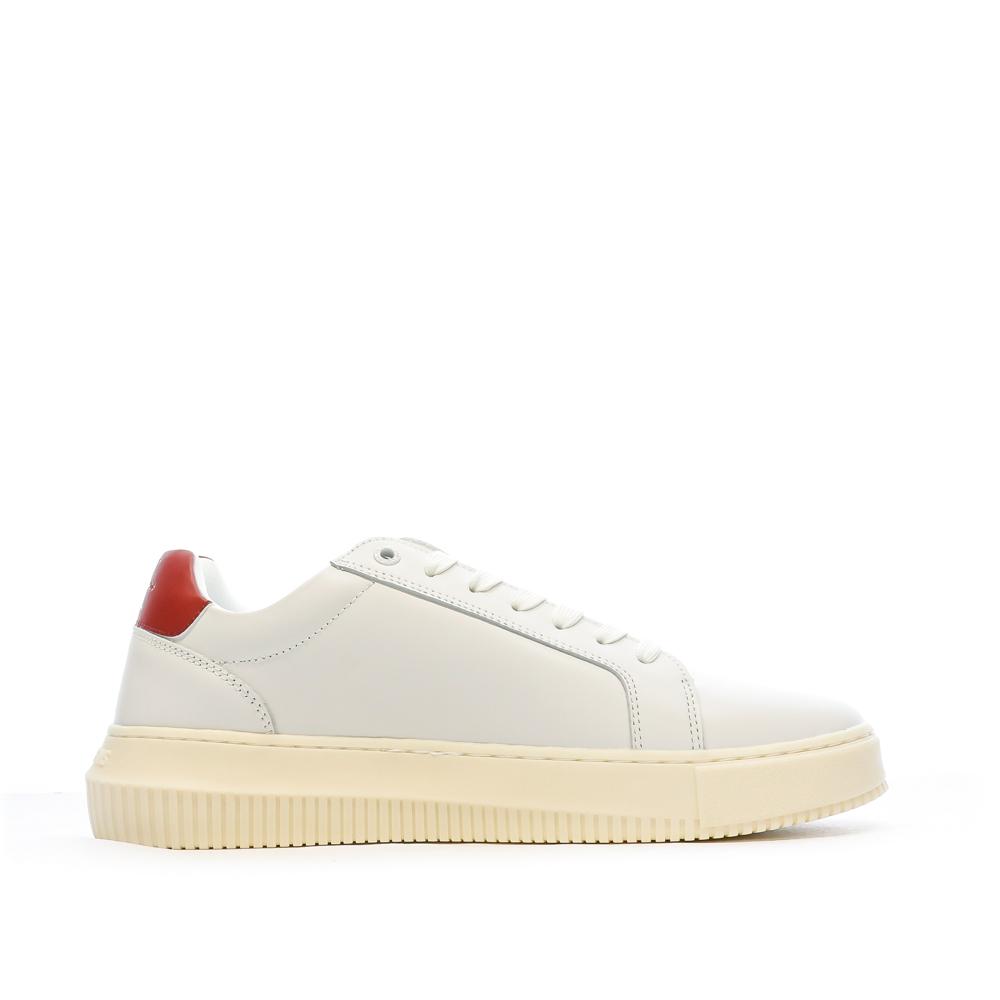 Calvin Klein Jeans Baskets Blanches Homme Calvin Klein Jeans Chunky Cupsole