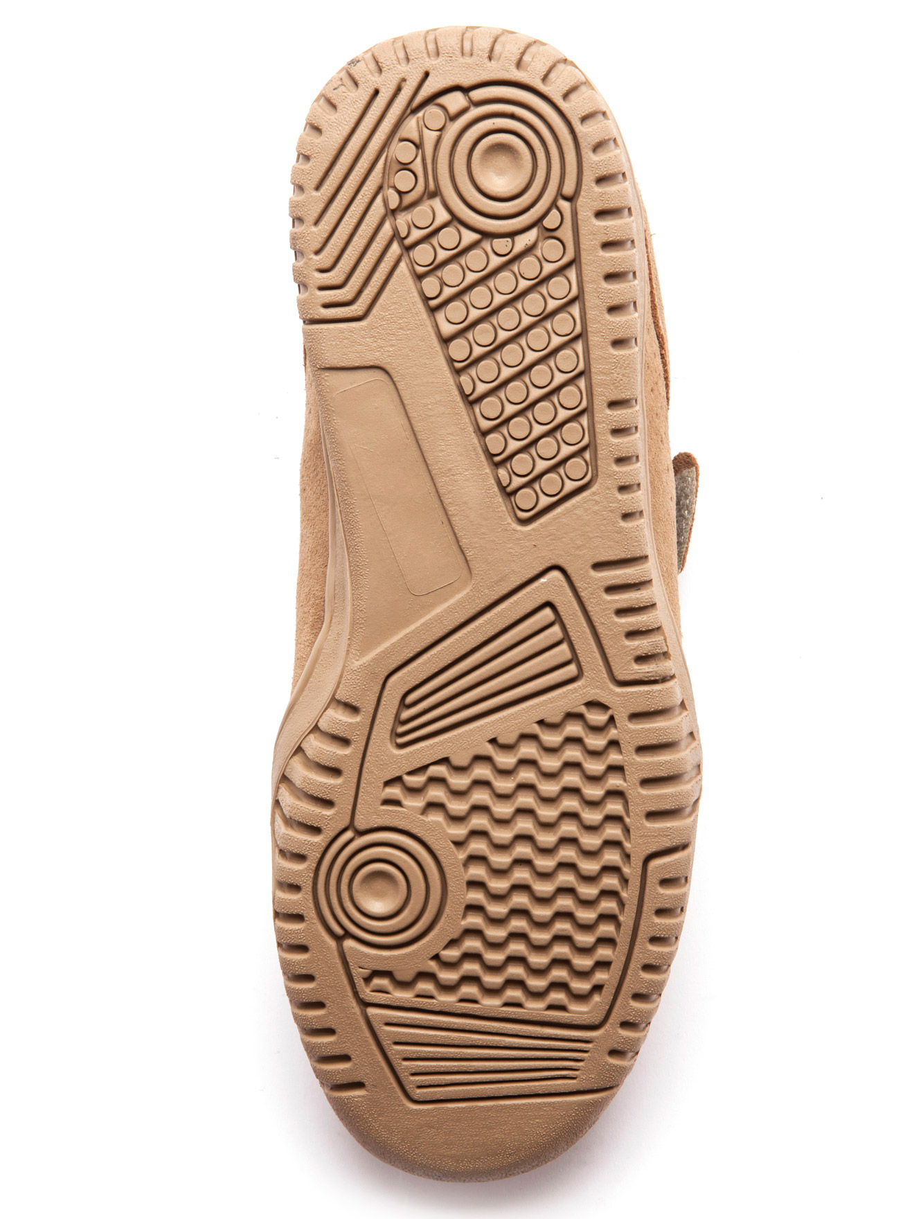 Chaussures cuir à scratch extra-larges