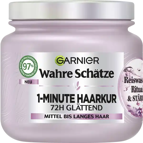 1-Minute Haarkur Reiswasser Ritual