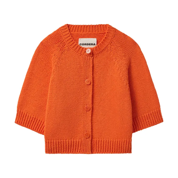 Cordera Gilet Manches Courtes Boutonné | Orange