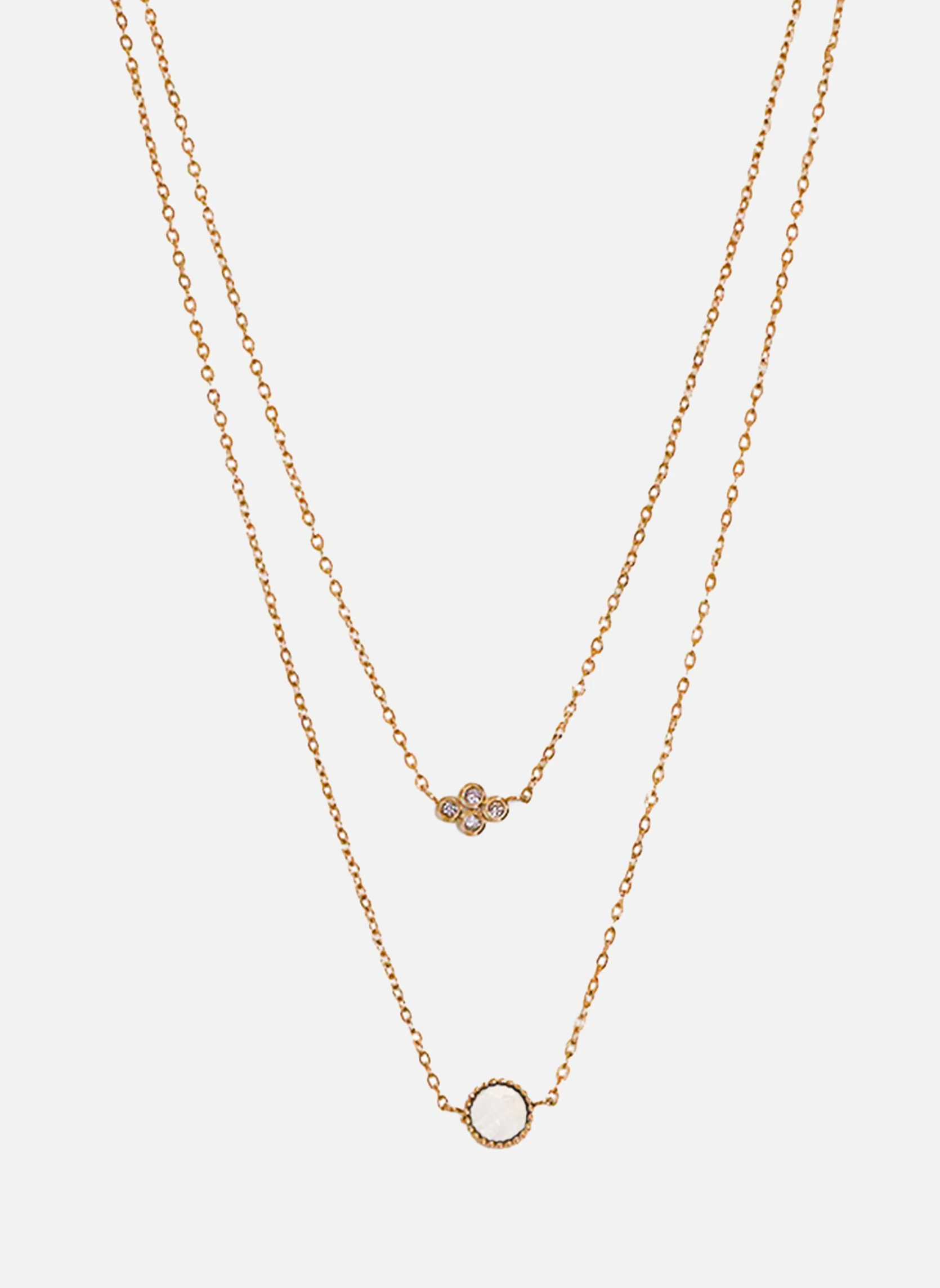 ATHENA - Collier chaîne athena | Blanc
