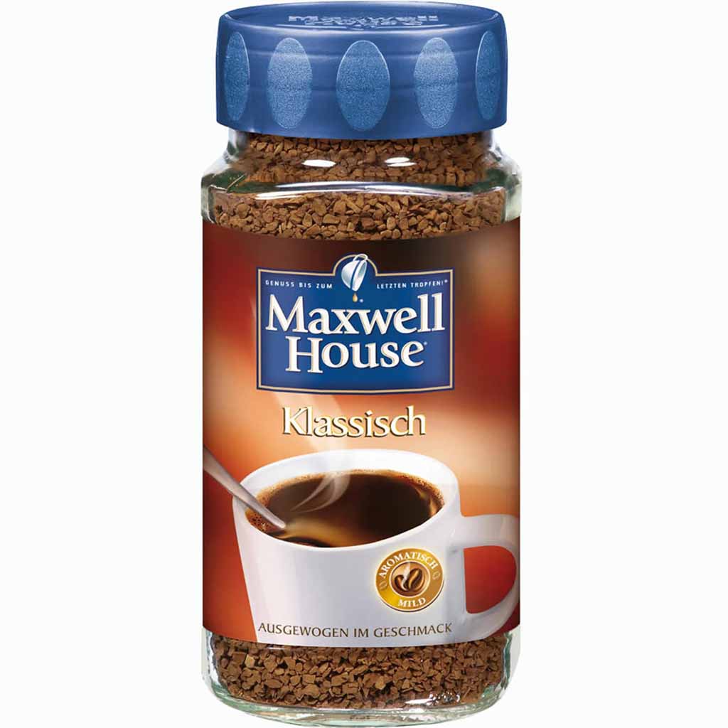 Maxwell House löslicher Kaffee klassisch 200g MHD:30.7.26