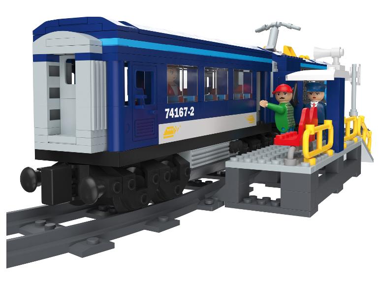 Bouwstenen set trein
