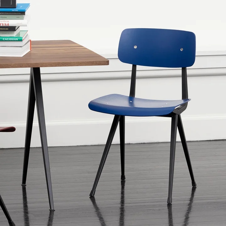 HAY - Result Chair, Eiche forest green gebeizt / schwarz