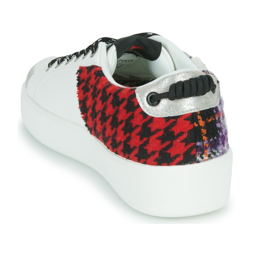Desigual - FANCY TARTAN - Blanc / Carreaux