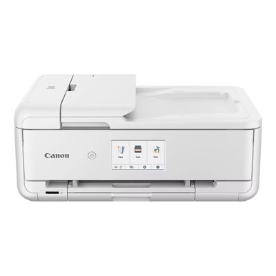 Canon PIXMA TS9551Ca - Imprimante multifonctions - couleur - jet d'encre - A4 (210 x 297 mm), Legal (216 x 356 mm) (original) - A3 (support) - jusqu'à 15 ipm (impression) - 200 feuilles - USB 2.0, LAN, Wi-Fi(n) - blanc