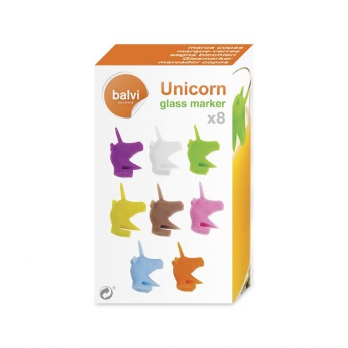 Copos da marca Unicorn, em formato de unicórnio, cores sortidas