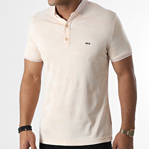 Polo Manches Courtes 1089 Orange Clair