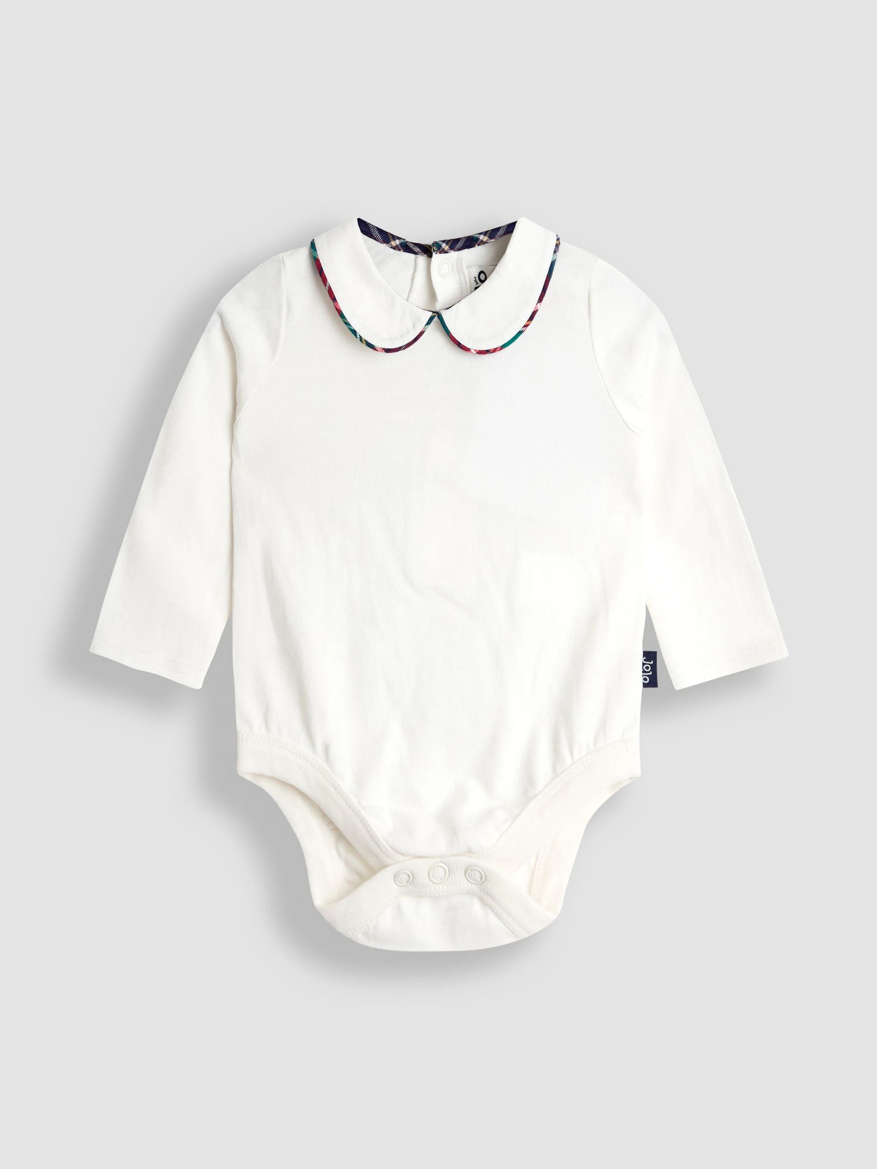 Marineblauw geruit - JoJo Maman Bébé Set van tuinbroek en top
