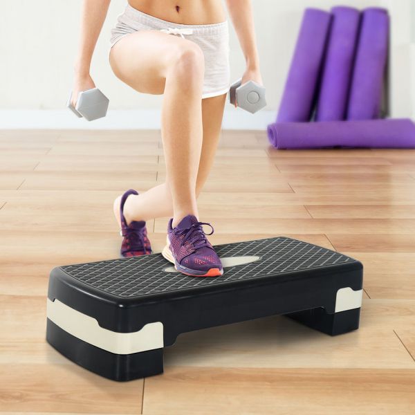 HomCom Step para Desporto com Altura Regulável - A90-076BK