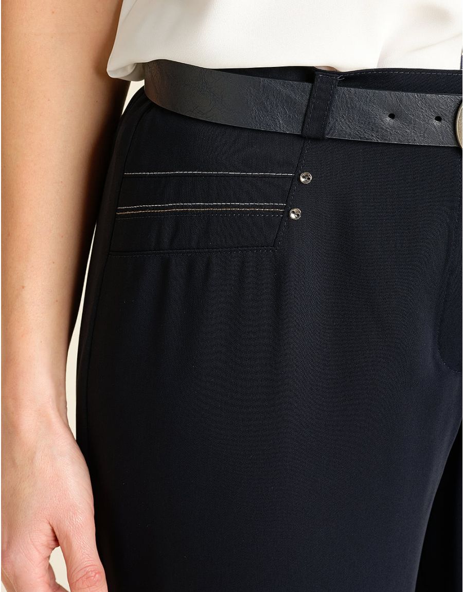 Pantalon marine élégant