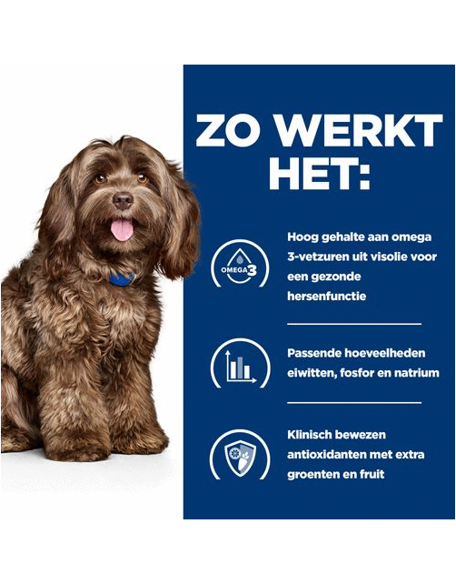 Hill's Prescription Diet B\/D Ageing And Alertness Care Zak - Hondenvoer - Kip 3 kg