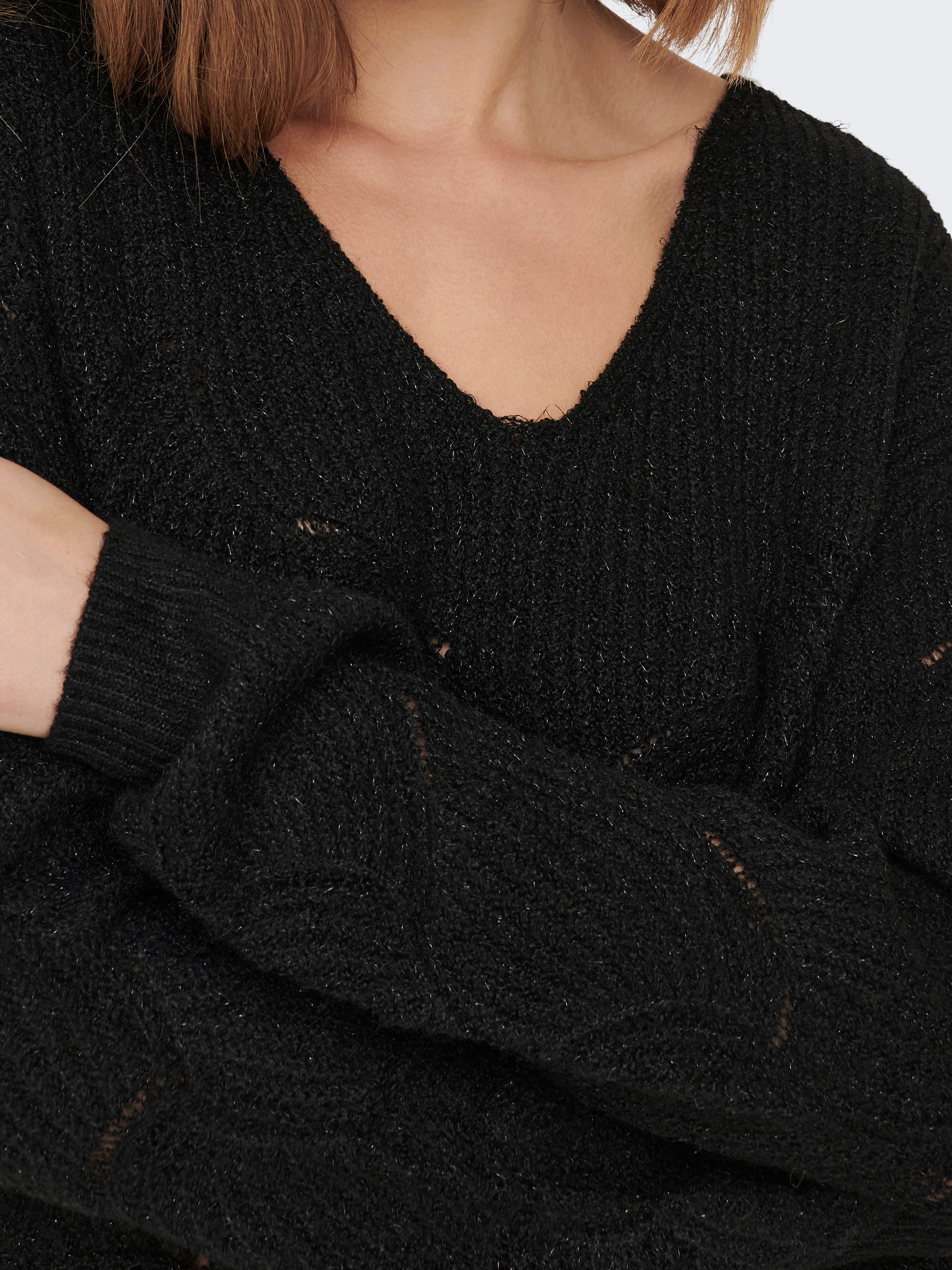 ONLCORA Strickpullover Black