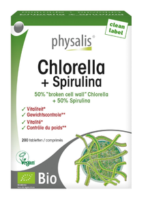 Physalis Chlorella   Spirulina Tabletten 200TB