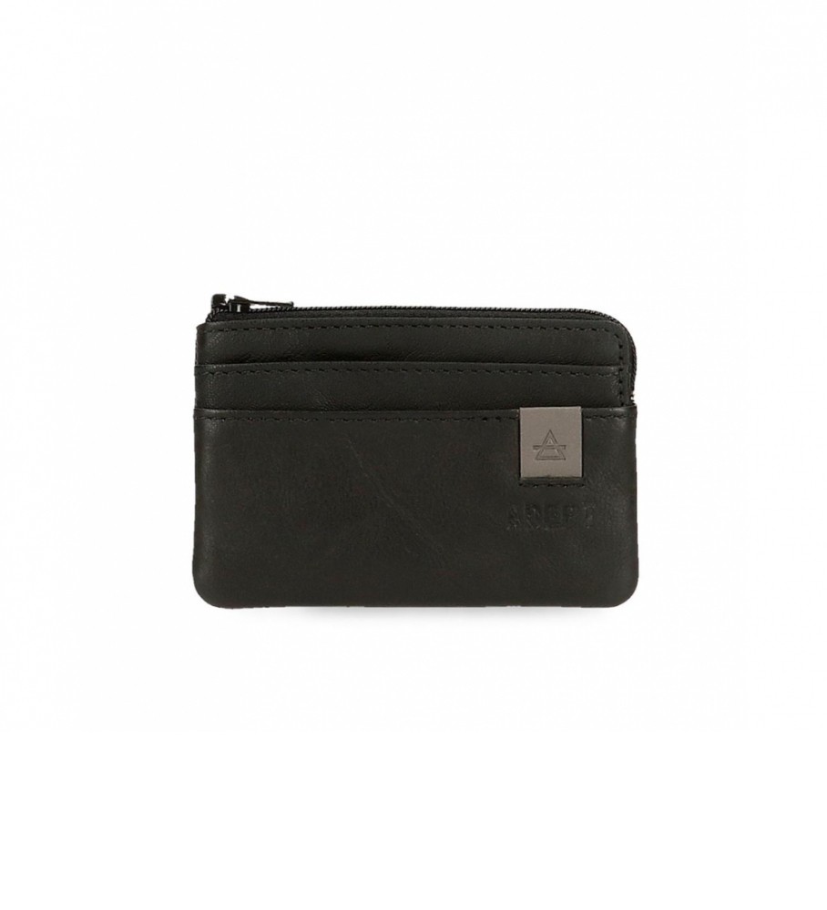 Bolsa Joumma Monedero Adept Max Preta - 11x7x1,5cm -
