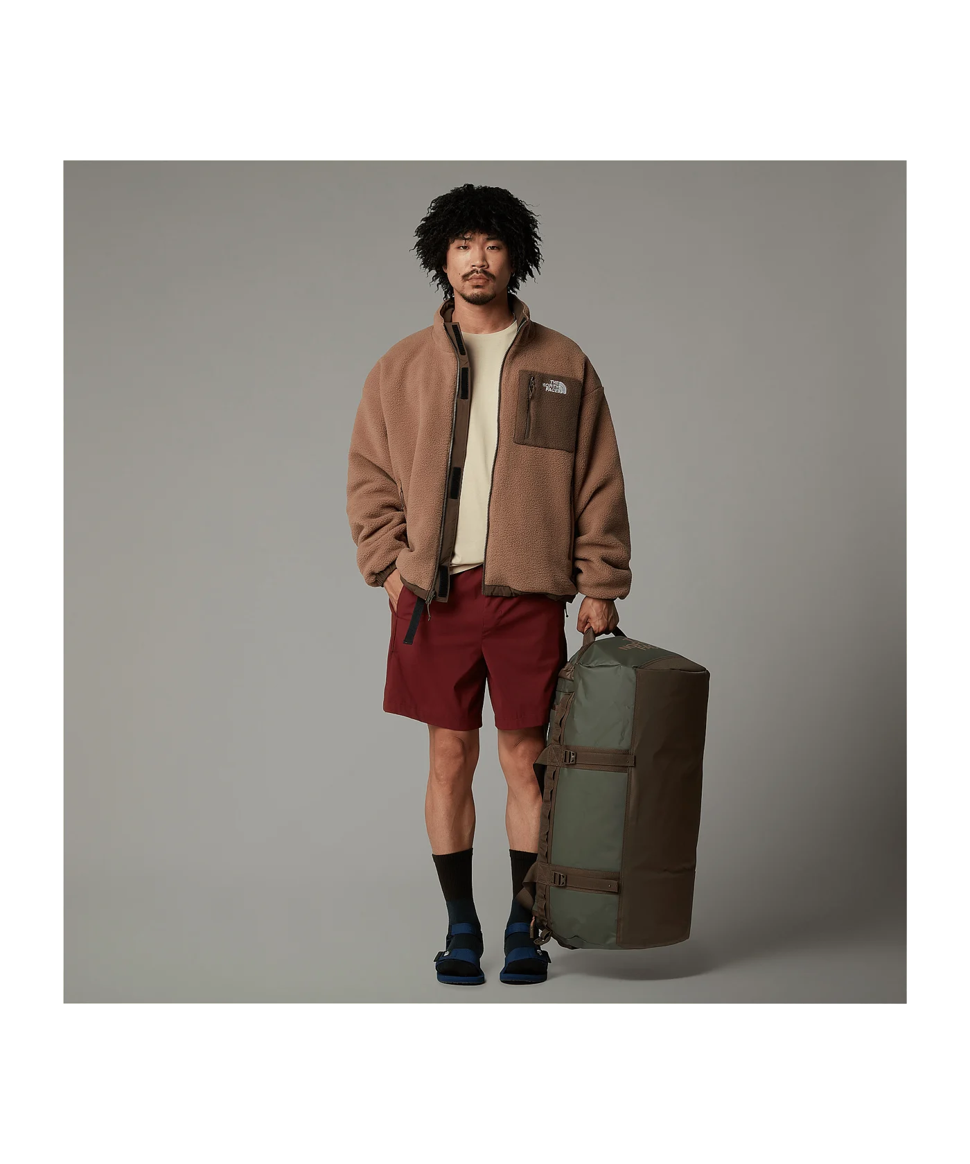 The North Face Yumiori Reversible Jacke Braun F5JA