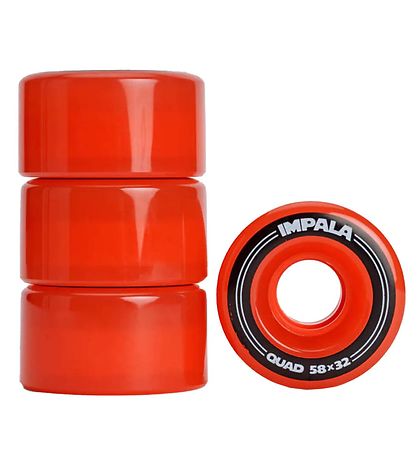 Impala Hjul - 4-pak - 58 mm - R?d