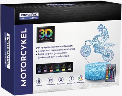 Powerpal 3D-Nattlampe, Motorsykkel