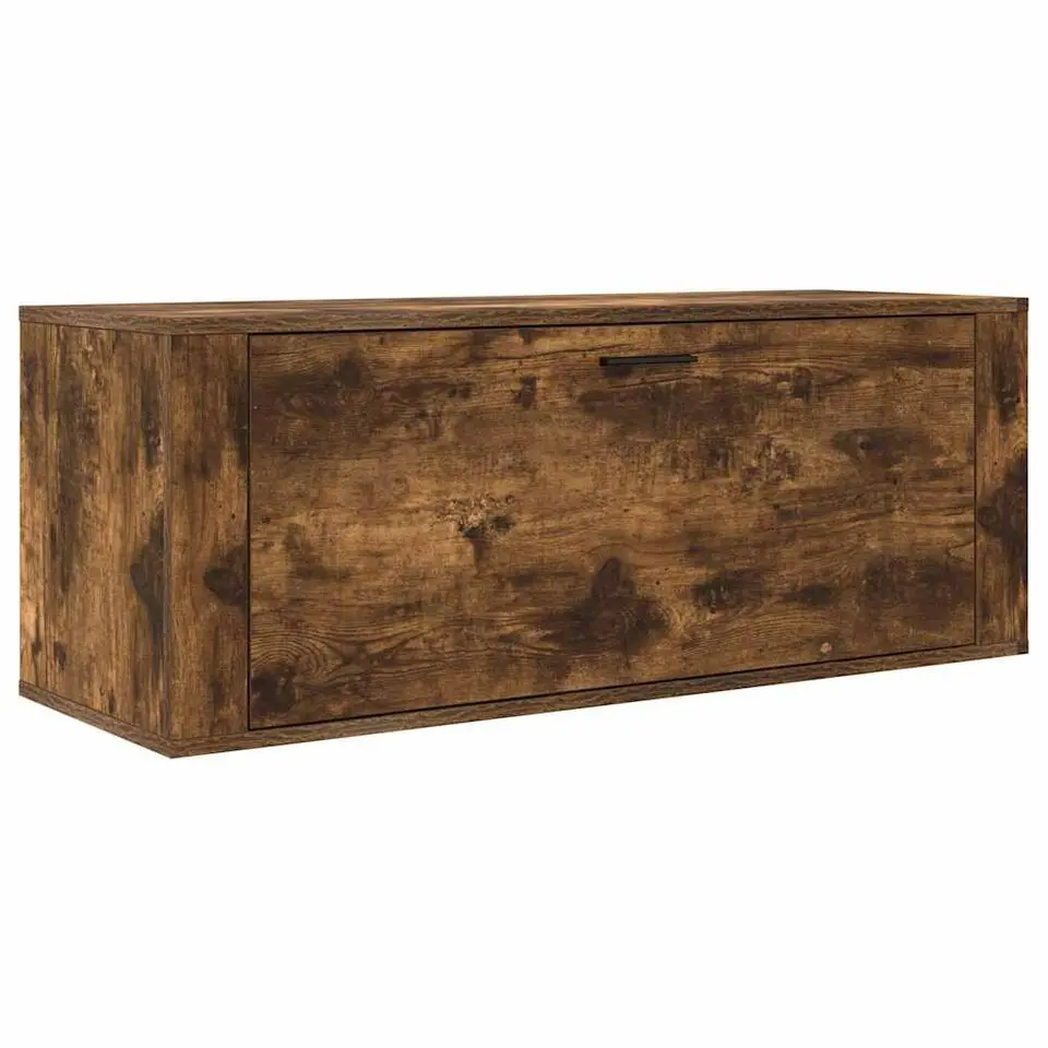 vidaXL - Wandschoenenkast - Bruin - Bewerkt hout