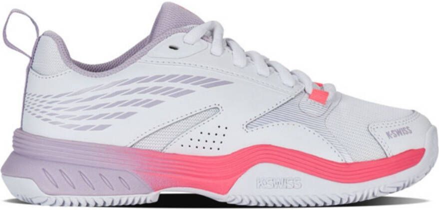 K-Swiss Speedex Clay tennisschoenen wit lila roze