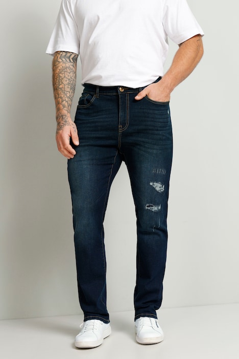 Boston Park Jeans, Bauchfit, destroyed, 5-Pocket, bis Gr. 35