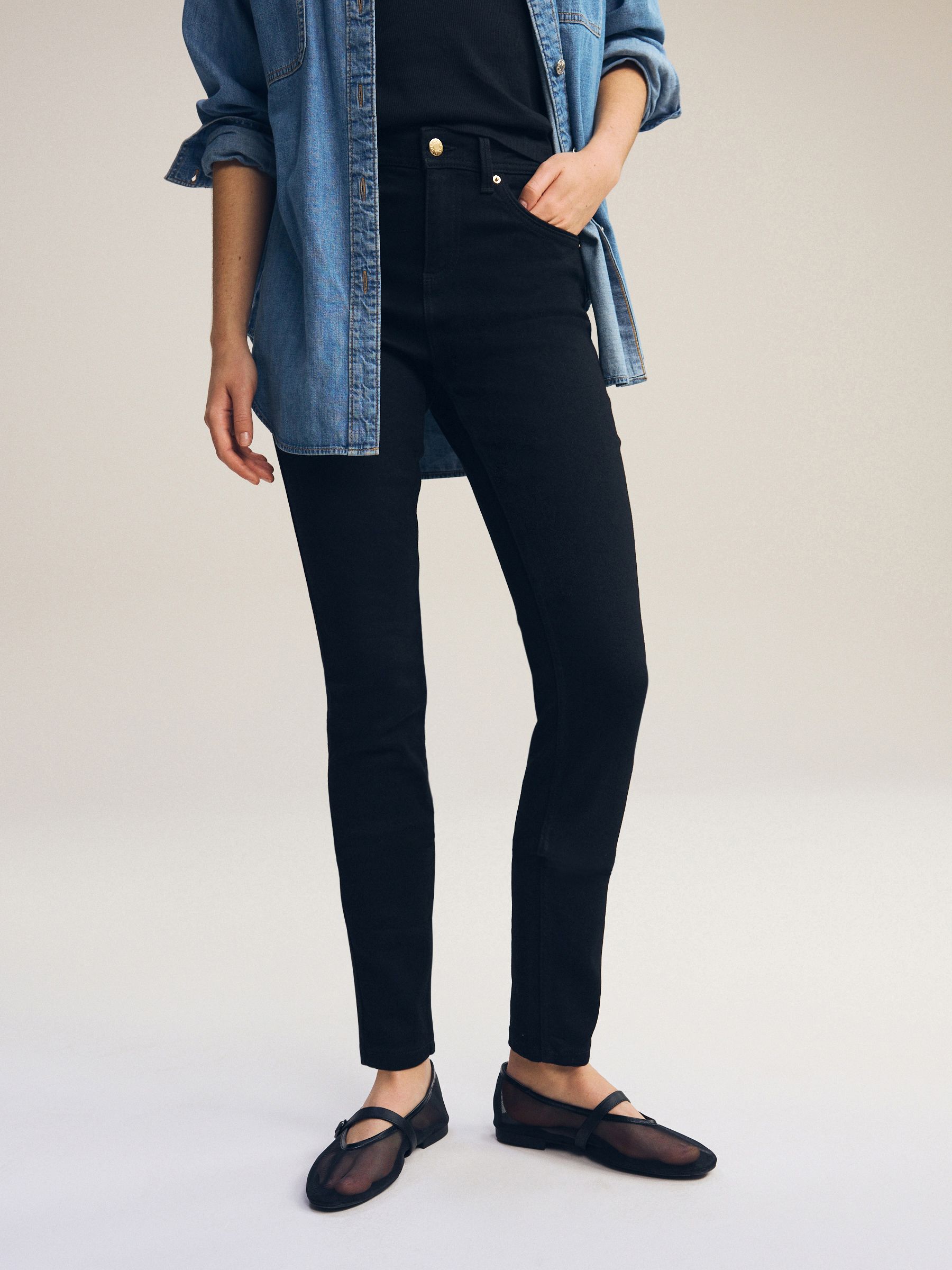 Zwart - Superzachte skinny jeans
