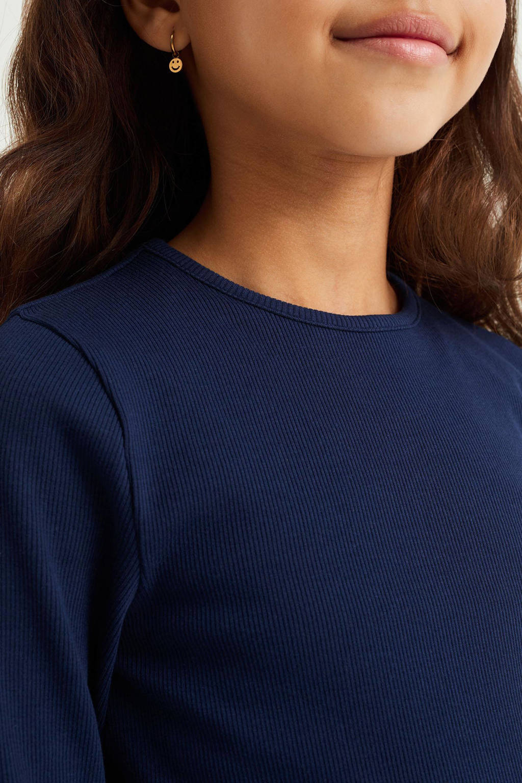 WE Fashion longsleeve hardblauw