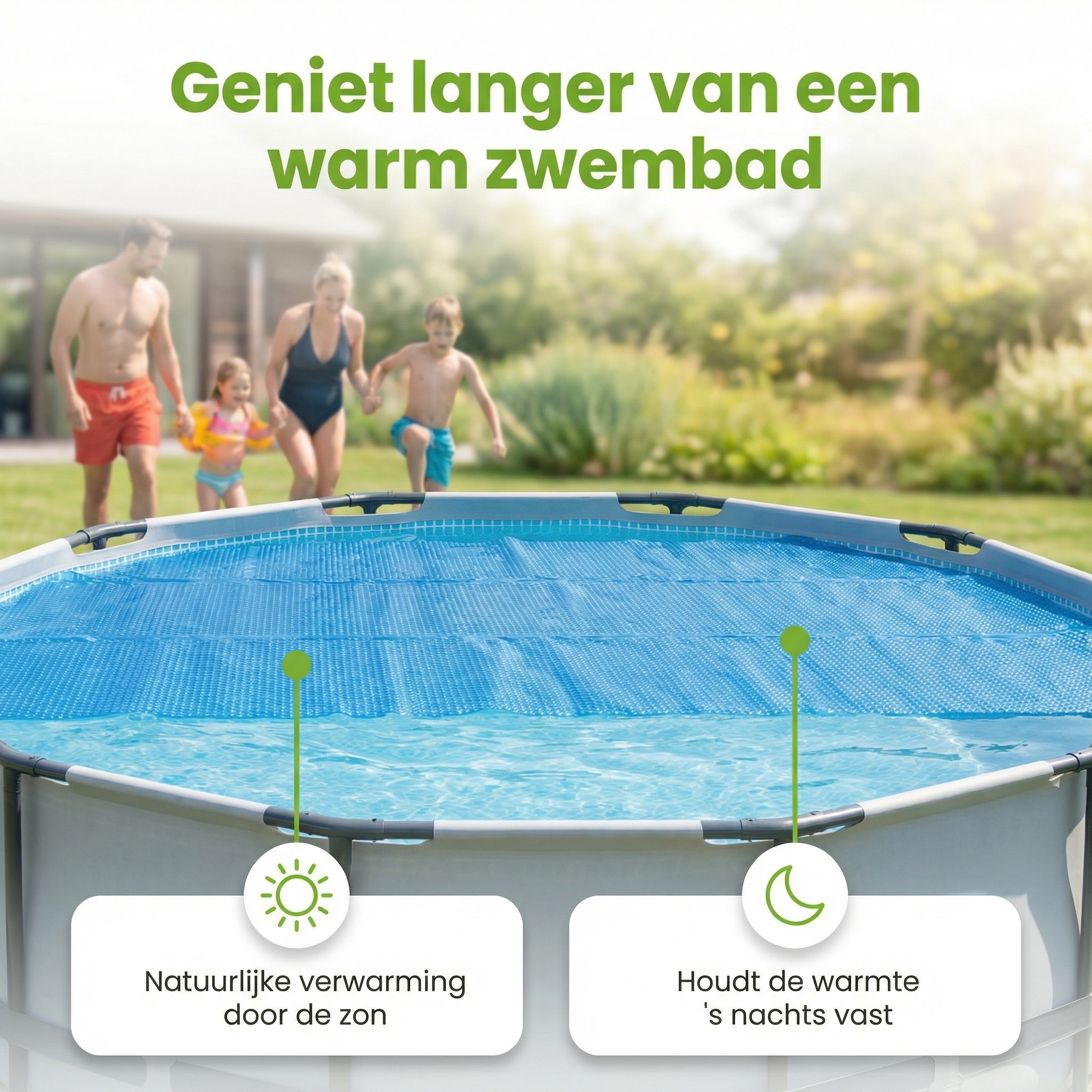 Comfortpool ø366 cm solarzeil - Blue