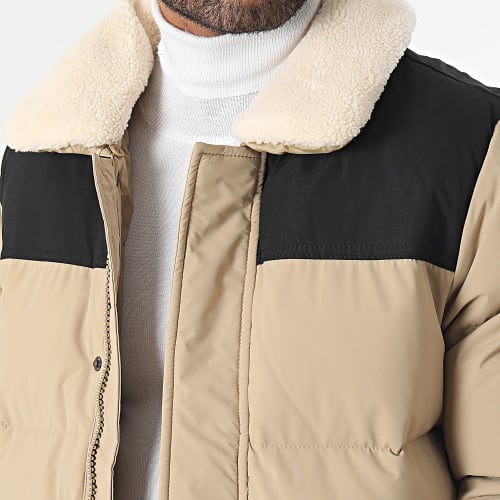 Veste Col Mouton Beige