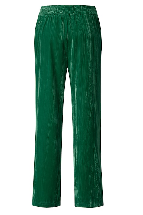 Samthose, Straight Fit, Crash-Optik, Elastikbund